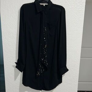 RACHEL Rachel Roy Black Long Sleeve Dress